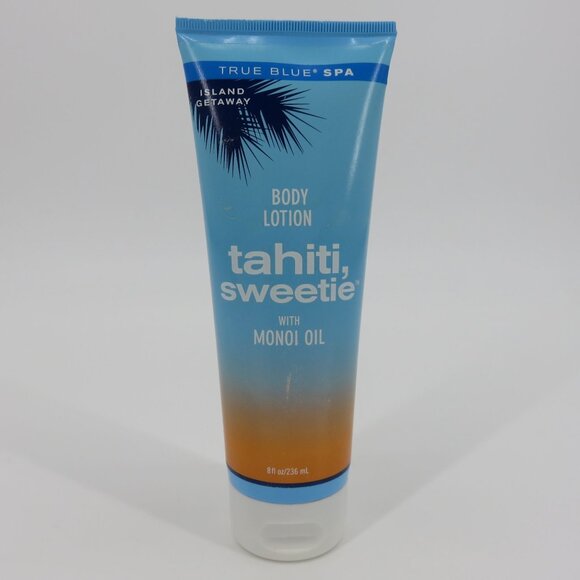 True Blue Spa Tahiti Sweetie Monoi Oil Body Lotion 8oz USED See Current Weight - Picture 12 of 12